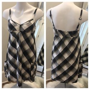 Roxy Plaid Beach Dress